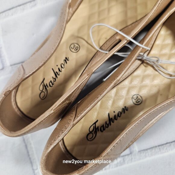 Fashion Womens Shoes Slip-in Open Toe US Size 8.5 (39)  rose Gold Color Rubber - Picture 4 of 5